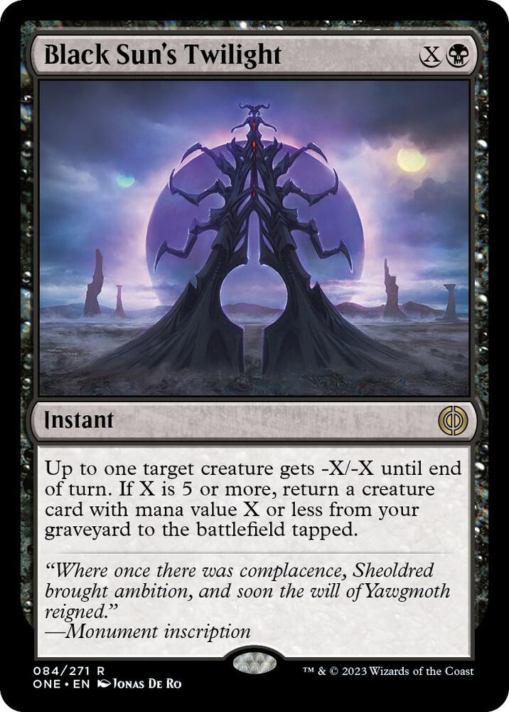 Black Sun's Twilight 84 (Phyrexia: All Will Be One)  | Good Games Morley