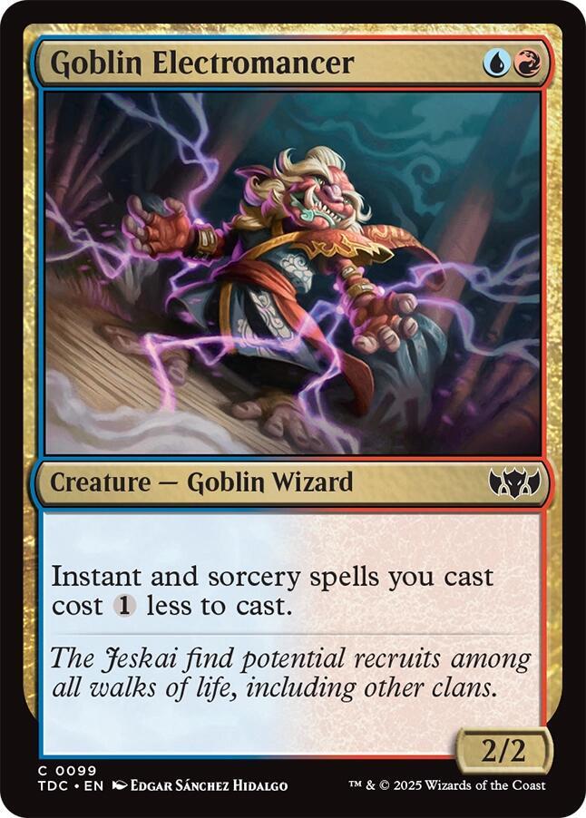 Goblin Electromancer 99 (Commander: Tarkir: Dragonstorm)  | Good Games Morley