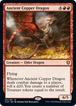 Ancient Copper Dragon 161 (Commander Legends: Battle for Baldur's Gate)  | Good Games Morley