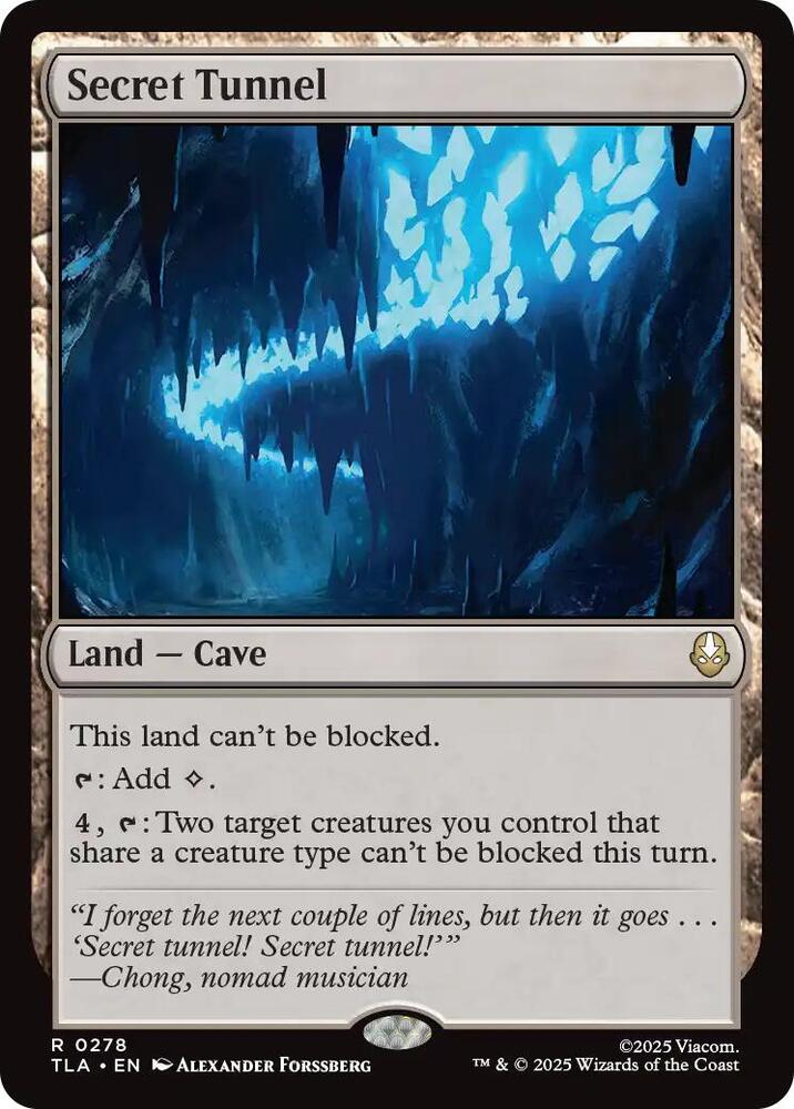 Secret Tunnel 278 (Avatar: The Last Airbender)  - Foil | Good Games Morley