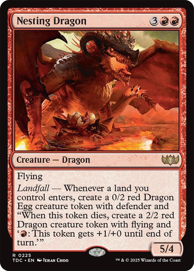 Nesting Dragon 225 (Commander: Tarkir: Dragonstorm)  | Good Games Morley