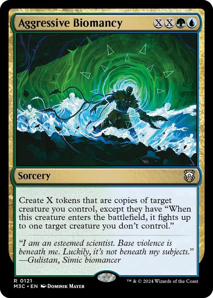 Aggressive Biomancy 121/411 (Commander: Modern Horizons 3)  | Good Games Morley