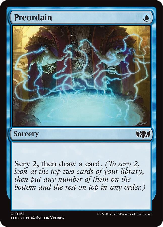 Preordain 161 (Commander: Tarkir: Dragonstorm)  | Good Games Morley