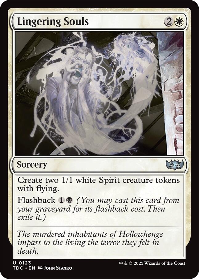 Lingering Souls 123 (Commander: Tarkir: Dragonstorm)  | Good Games Morley