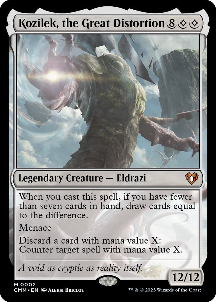 Kozilek, the Great Distortion 2/451 (Commander Masters)  - Foil | Good Games Morley
