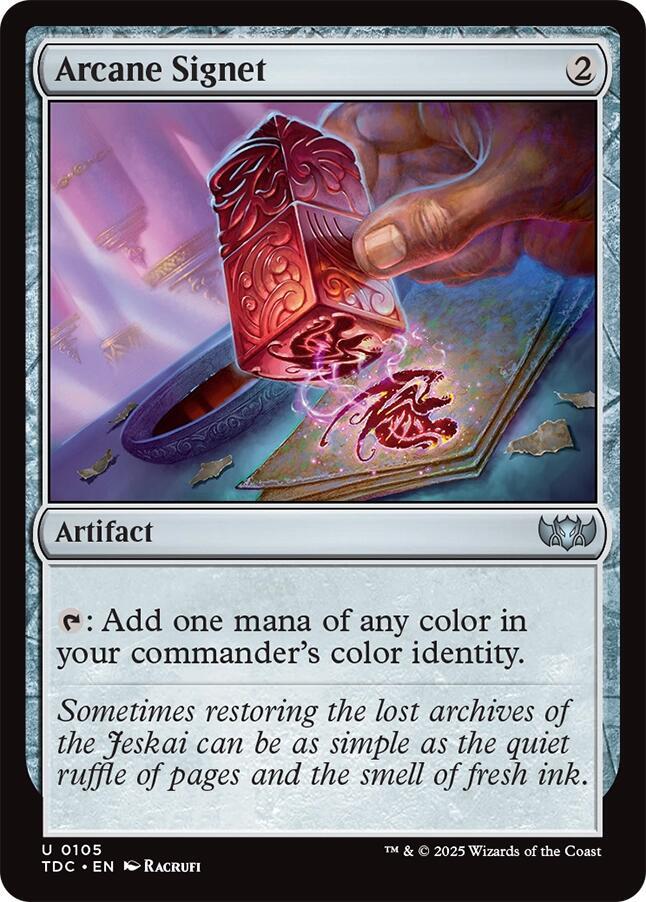 Arcane Signet 105 (Commander: Tarkir: Dragonstorm)  | Good Games Morley