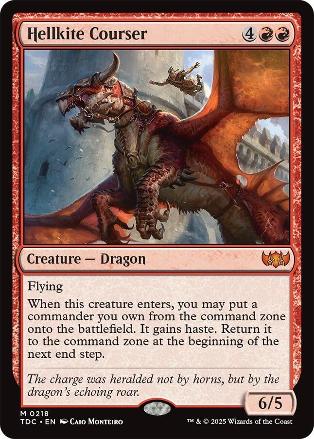 Hellkite Courser 218 (Commander: Tarkir: Dragonstorm)  | Good Games Morley