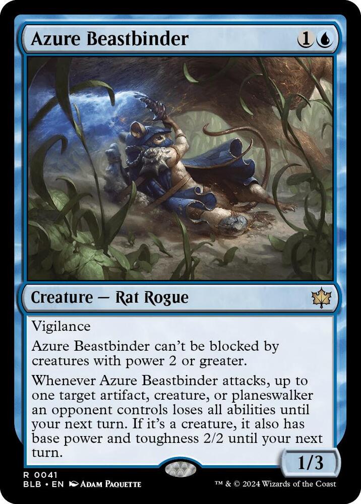 Azure Beastbinder 41/281 (Bloomburrow)  - Foil | Good Games Morley
