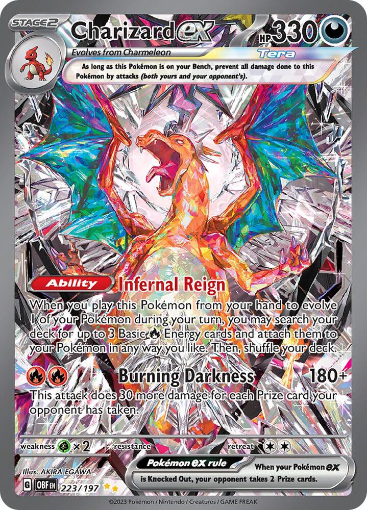 Charizard ex 223/197 (SV03: Obsidian Flames)  - Holofoil | Good Games Morley