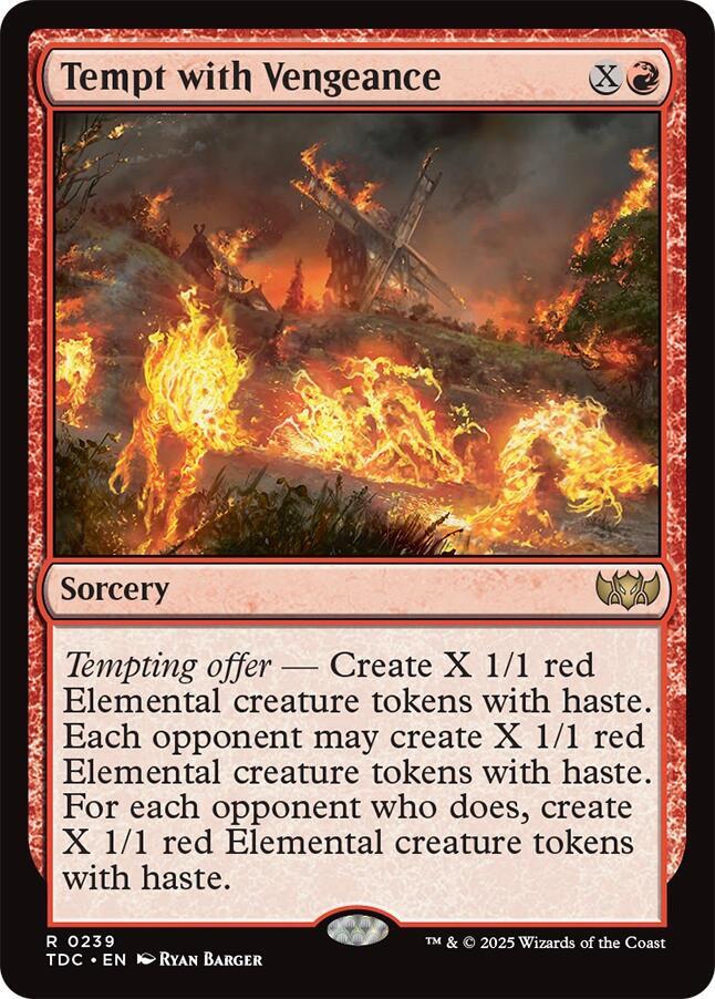 Tempt with Vengeance 239 (Commander: Tarkir: Dragonstorm)  | Good Games Morley