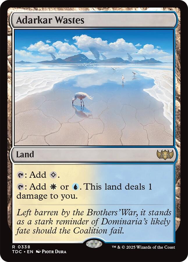Adarkar Wastes 338 (Commander: Tarkir: Dragonstorm)  | Good Games Morley