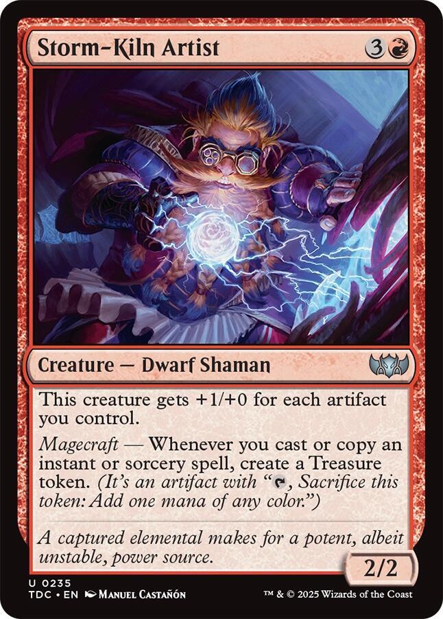 Storm-Kiln Artist 235 (Commander: Tarkir: Dragonstorm)  | Good Games Morley