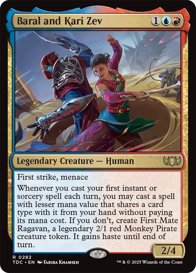 Baral and Kari Zev 282/413 (Commander: Tarkir: Dragonstorm)  | Good Games Morley