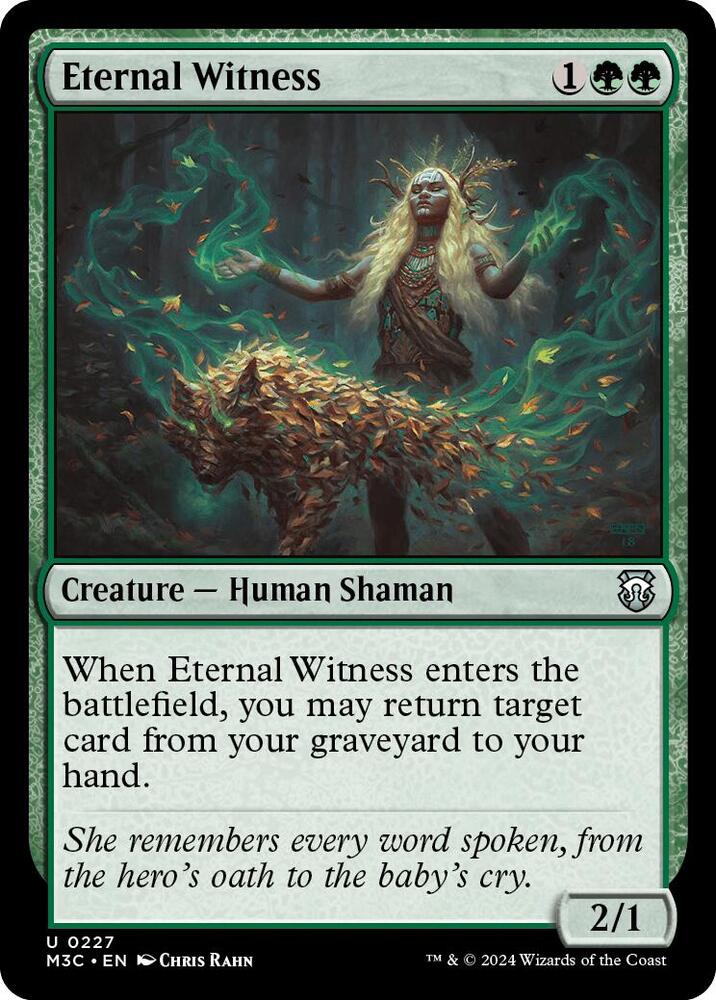 Eternal Witness 227 (Commander: Modern Horizons 3)  | Good Games Morley