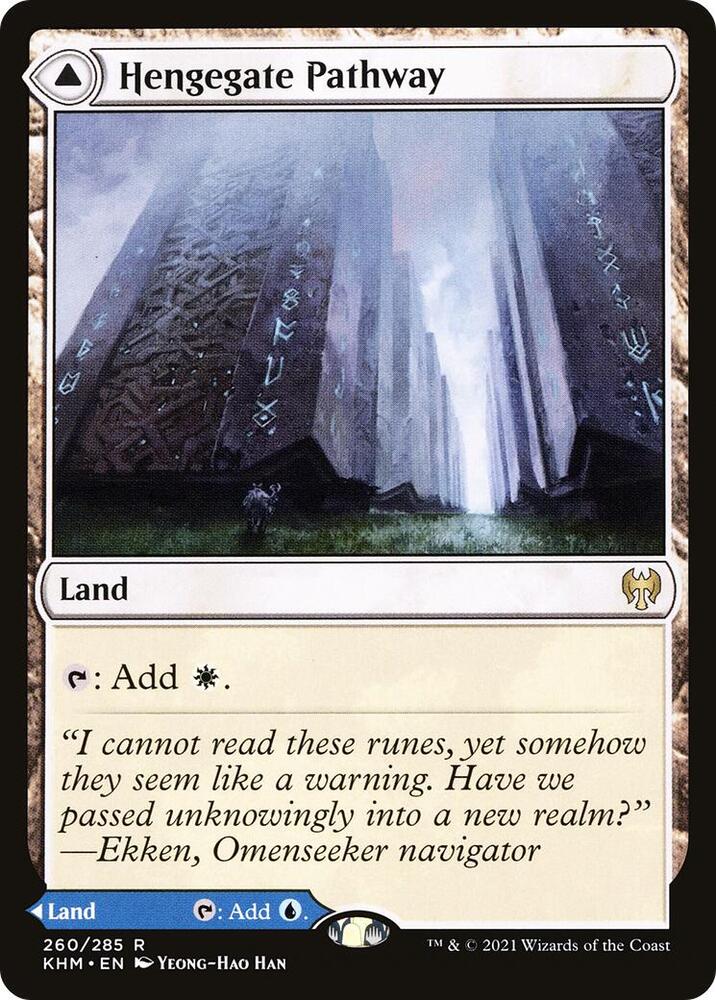 Hengegate Pathway // Mistgate Pathway 260 (Kaldheim)  - Foil | Good Games Morley