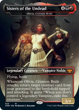 Sisters of the Undead Olivia Crimson Bride 343/277 (Innistrad: Crimson Vow)  | Good Games Morley
