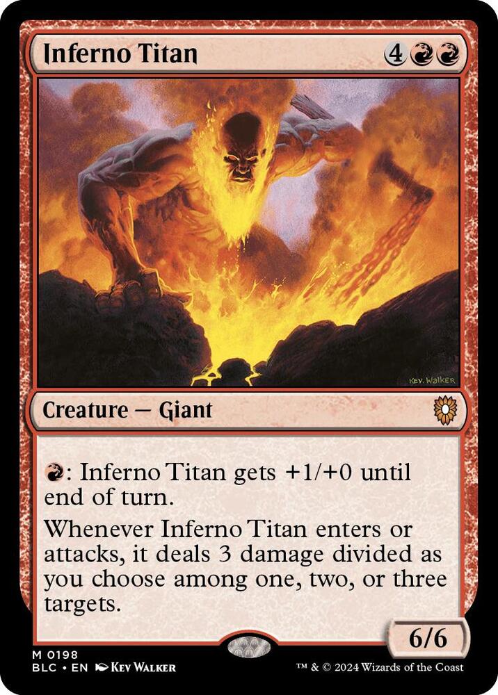Inferno Titan 198 (Commander: Bloomburrow)  | Good Games Morley