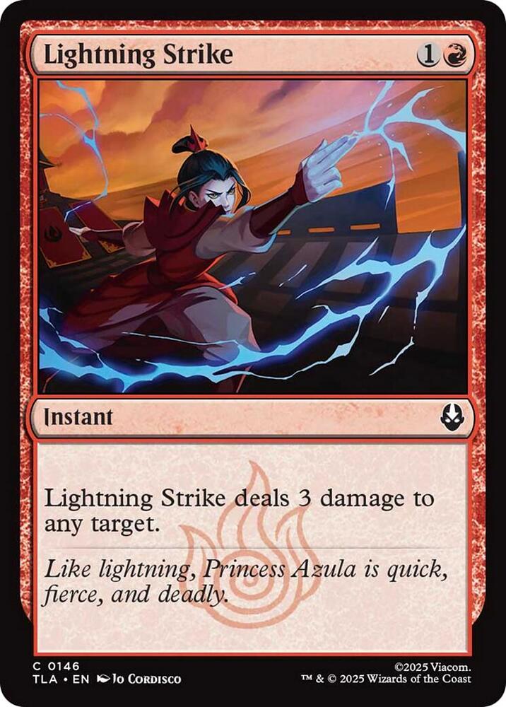 Lightning Strike 146 (Avatar: The Last Airbender)  - Foil | Good Games Morley