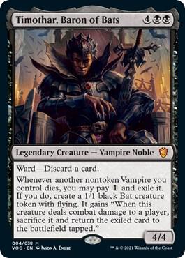 Timothar Baron of Bats 4/38 (Commander: Innistrad: Crimson Vow)  | Good Games Morley