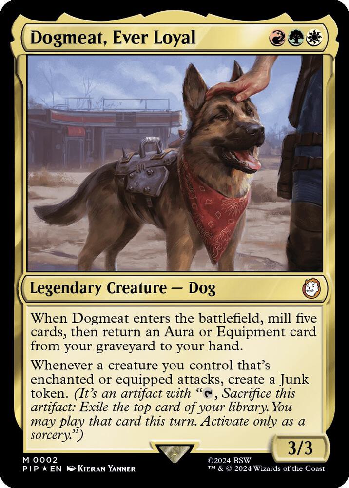 Dogmeat, Ever Loyal 2 (Universes Beyond: Fallout)  - Foil | Good Games Morley