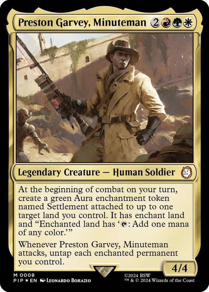 Preston Garvey, Minuteman 8/326 (Universes Beyond: Fallout)  - Foil | Good Games Morley