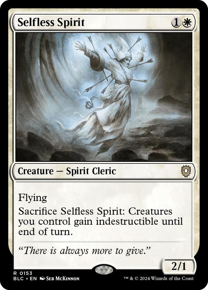 Selfless Spirit 153 (Commander: Bloomburrow)  | Good Games Morley