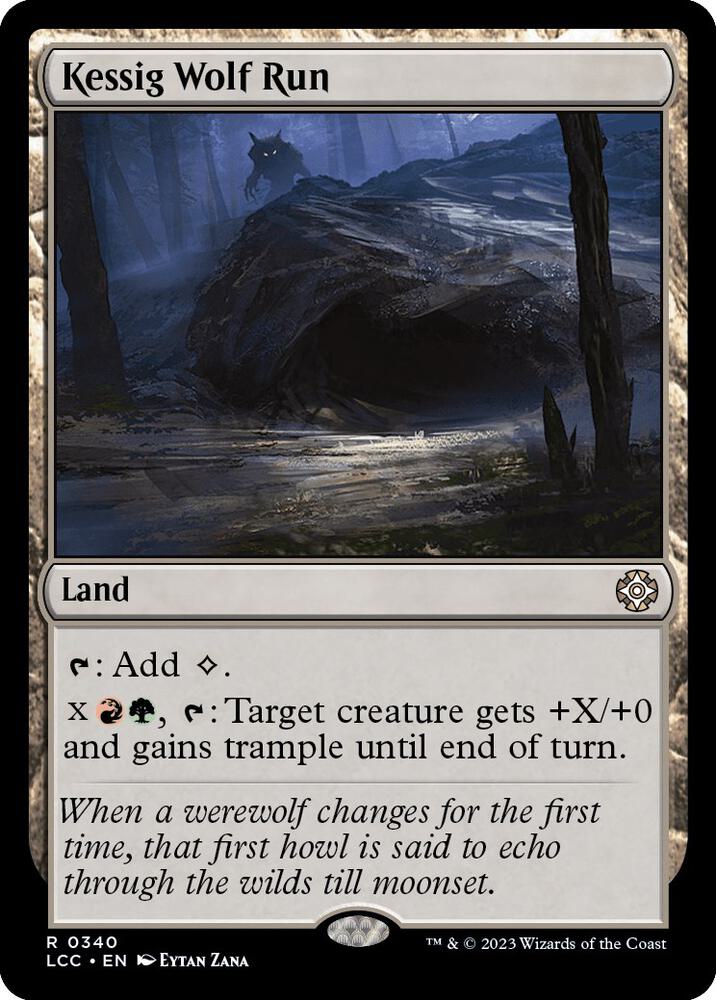 Kessig Wolf Run 340/370 (Commander: The Lost Caverns of Ixalan)  | Good Games Morley