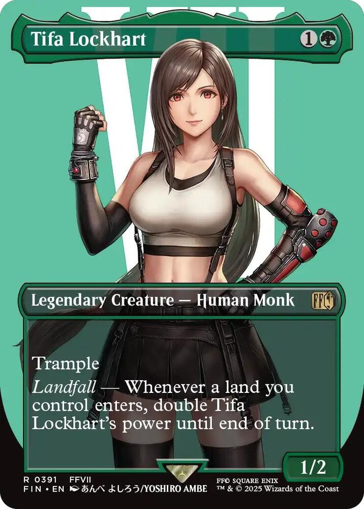 Tifa Lockhart  391/309 (FINAL FANTASY)  - Borderless Foil | Good Games Morley