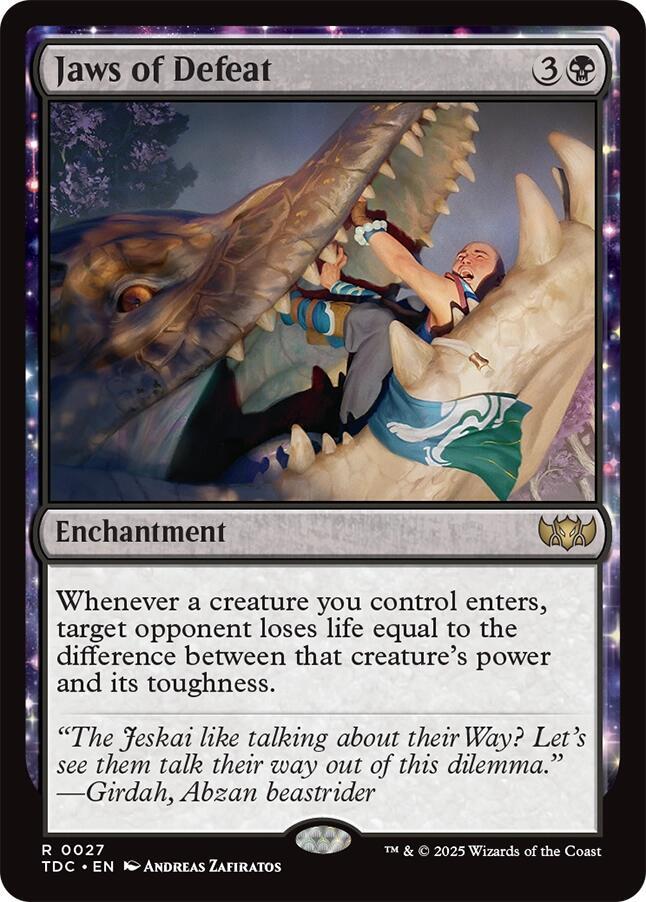 Jaws of Defeat 27 (Commander: Tarkir: Dragonstorm)  | Good Games Morley