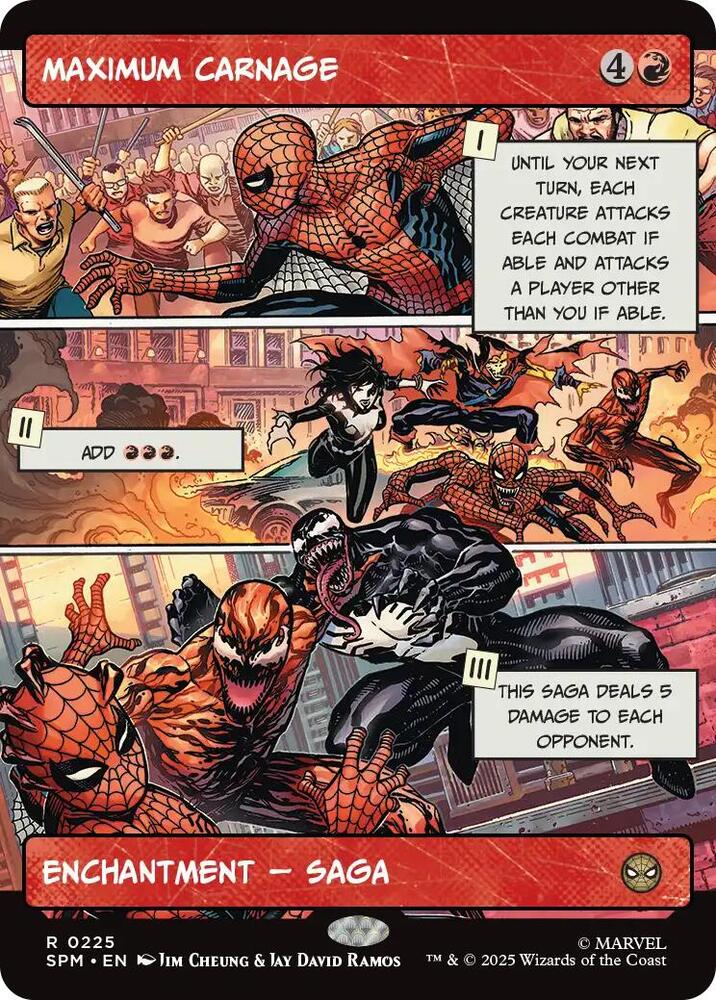Maximum Carnage 225/198 (Marvel's Spider-Man)  - Showcase | Good Games Morley