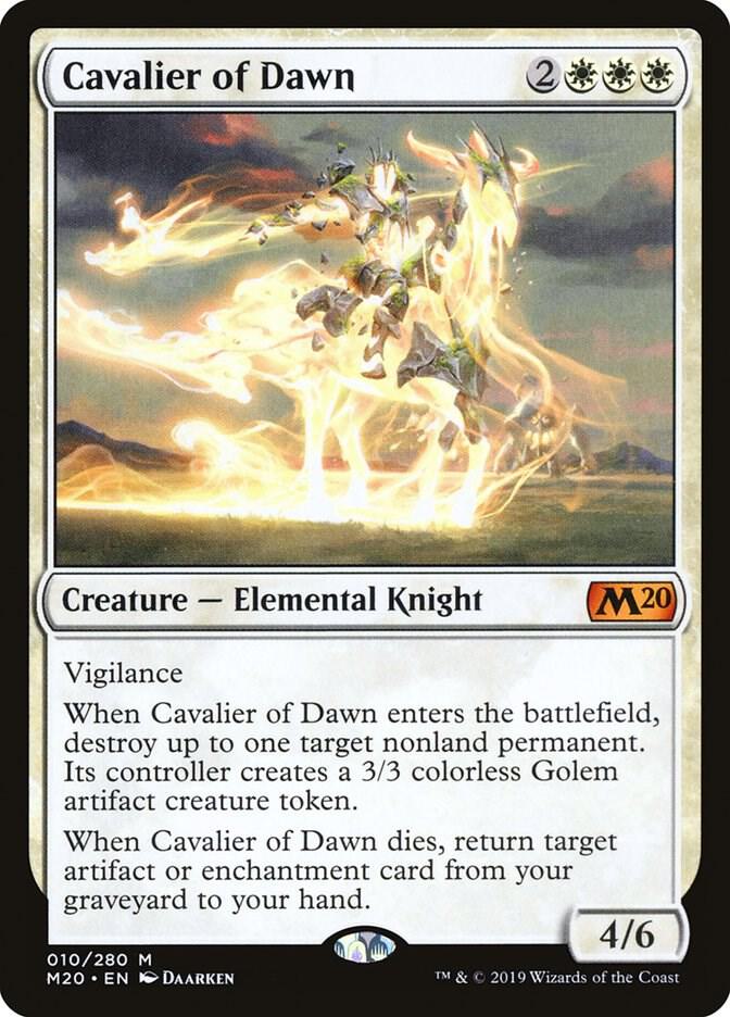 Cavalier of Dawn 10 (Core Set 2020)  | Good Games Morley
