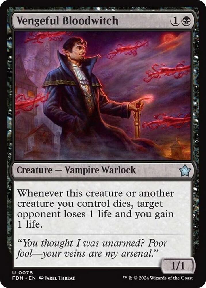 Vengeful Bloodwitch 76 (Foundations)  | Good Games Morley