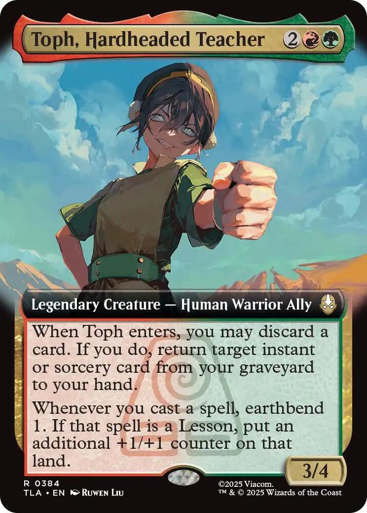 Toph, Hardheaded Teacher 384 (Avatar: The Last Airbender)  - Extended Art | Good Games Morley