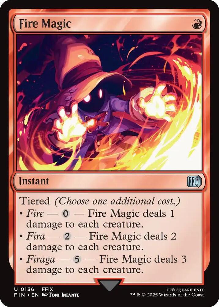Fire Magic 136/309 (FINAL FANTASY)  | Good Games Morley