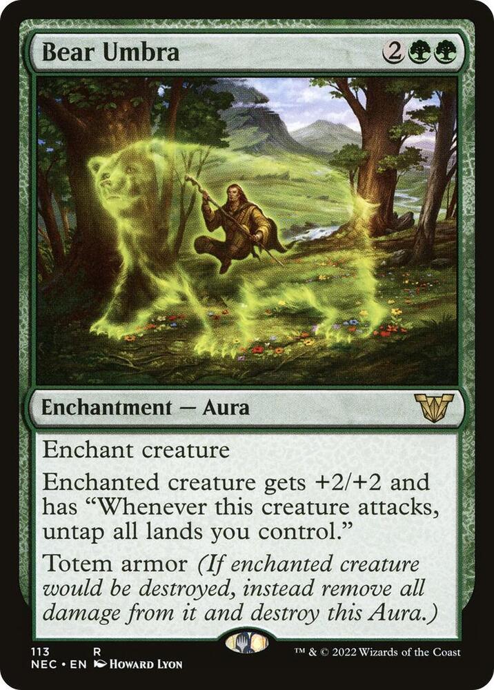 Bear Umbra 113/38 (Commander: Kamigawa: Neon Dynasty)  | Good Games Morley