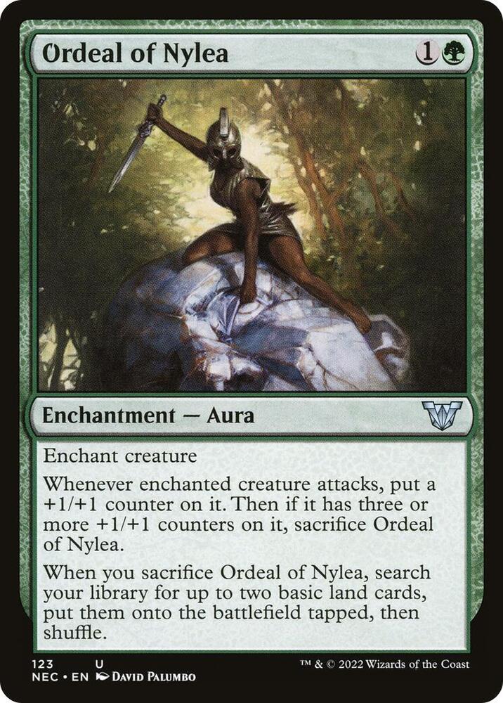 Ordeal of Nylea 123/38 (Commander: Kamigawa: Neon Dynasty)  | Good Games Morley