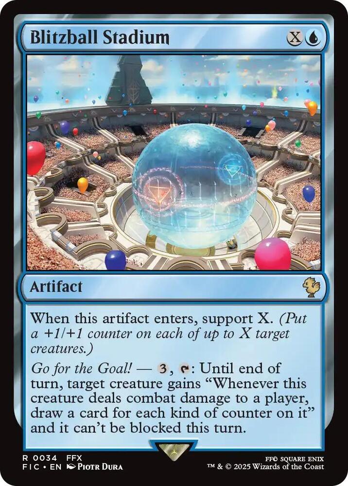 Blitzball Stadium 34 (Commander: FINAL FANTASY)  - Surge Foil | Good Games Morley