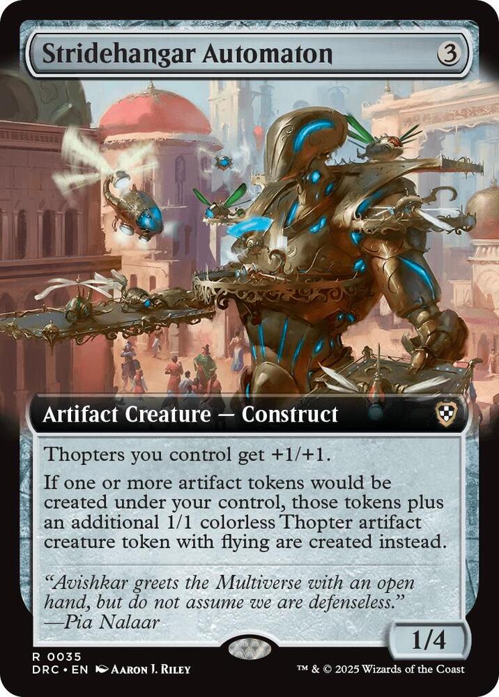 Stridehangar Automaton 35 (Commander: Aetherdrift)  - Extended Art | Good Games Morley