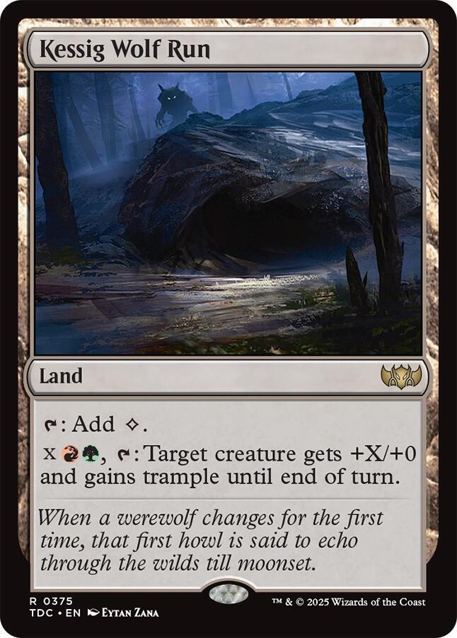 Kessig Wolf Run 375 (Commander: Tarkir: Dragonstorm)  | Good Games Morley