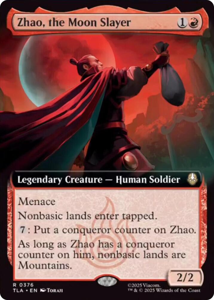 Zhao, the Moon Slayer 376/286 (Avatar: The Last Airbender)  - Extended Art  | Good Games Morley