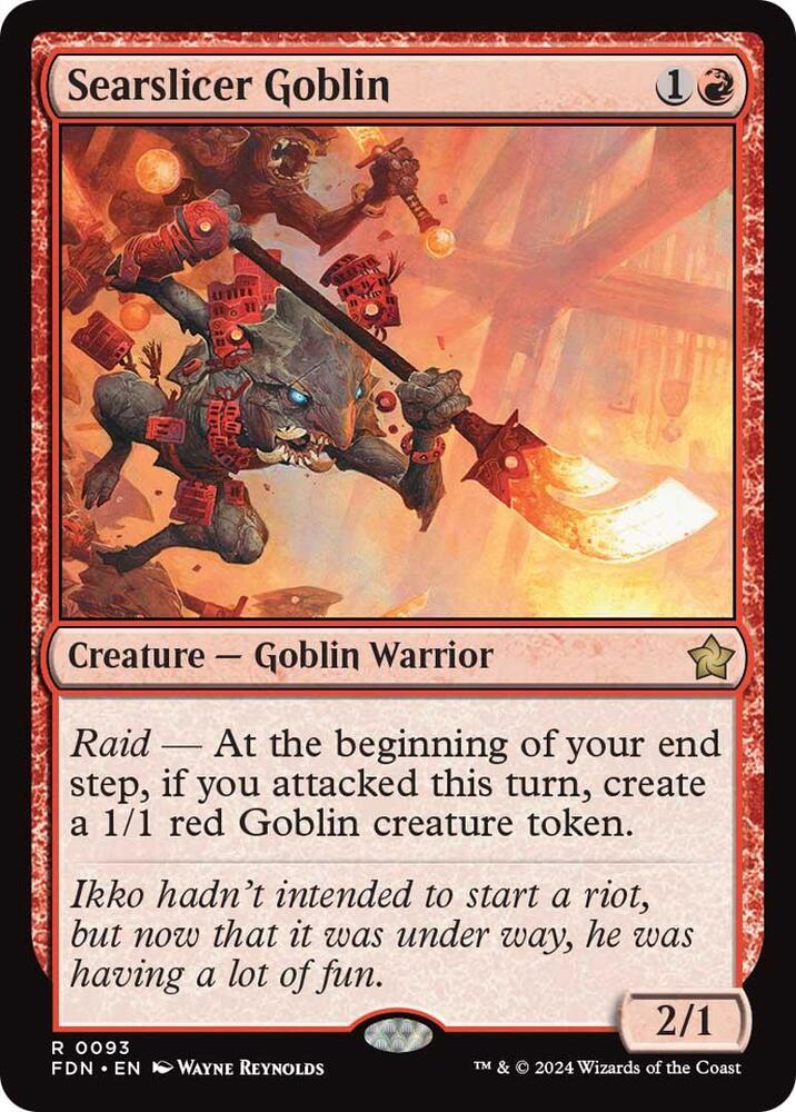 Searslicer Goblin 93/291 (Foundations)  | Good Games Morley