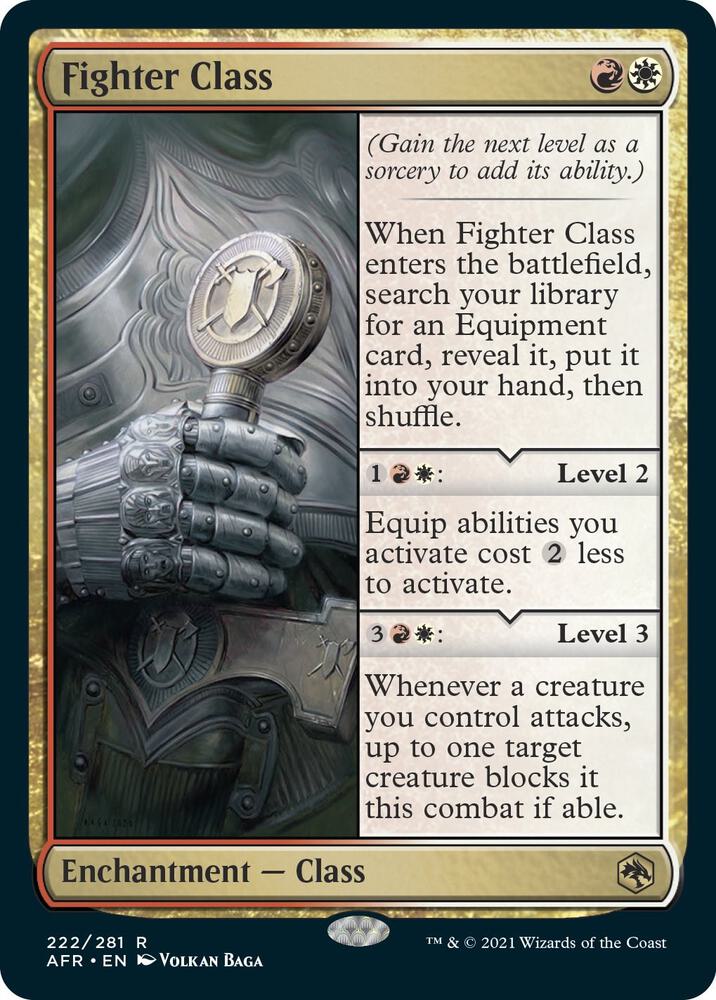 Fighter Class 222 (Adventures in the Forgotten Realms)  - Foil | Good Games Morley