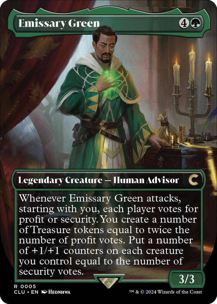 Emissary Green 5/284 (Ravnica: Clue Edition)  - Borderless | Good Games Morley