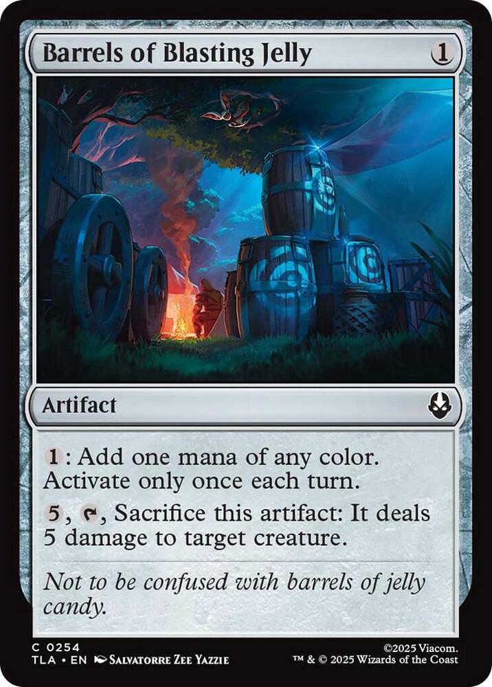 Barrels of Blasting Jelly 254 (Avatar: The Last Airbender)  - Foil | Good Games Morley