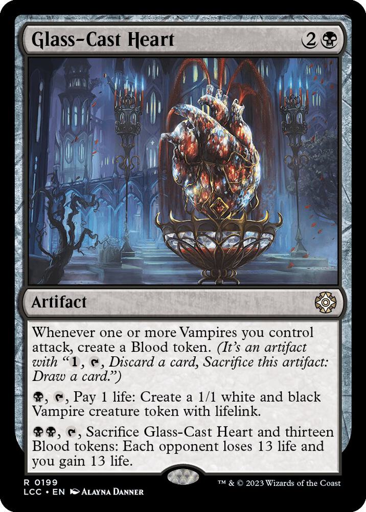 Glass-Cast Heart 199 (Commander: The Lost Caverns of Ixalan)  | Good Games Morley