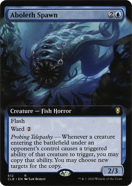 Aboleth Spawn Extended Art 612 (Commander Legends: Battle for Baldur's Gate)  | Good Games Morley