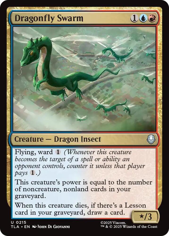 Dragonfly Swarm 215/286 (Avatar: The Last Airbender)  - Foil | Good Games Morley