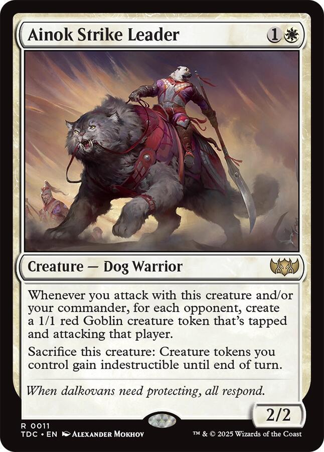 Ainok Strike Leader 11 (Commander: Tarkir: Dragonstorm)  | Good Games Morley