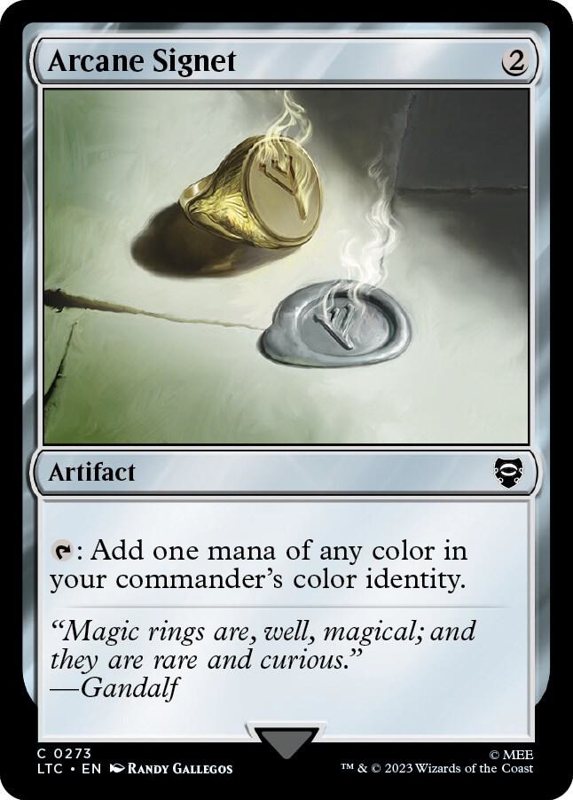 Arcane Signet 273 (Commander: The Lord of the Rings: Tales of Middle-earth)  | Good Games Morley