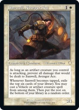 Sanwell Avenger Ace Retro Frame 5/40 (Commander: The Brothers' War)  | Good Games Morley